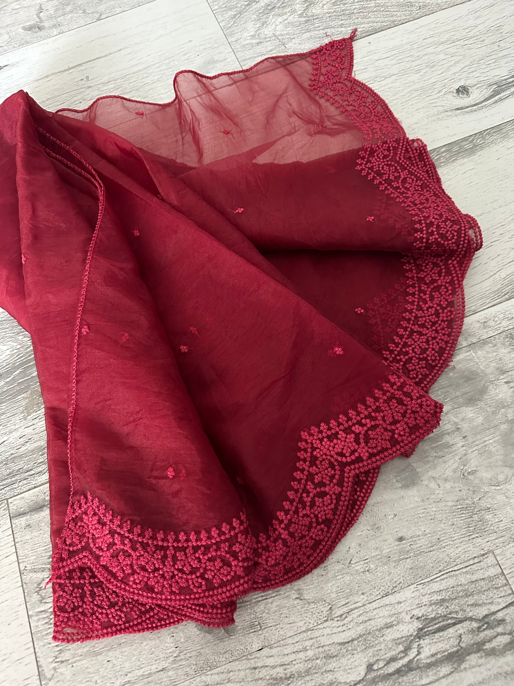 Enchanted arc scalloped Dupatta