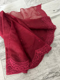 Enchanted arc scalloped Dupatta
