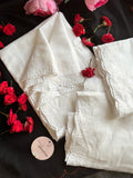 Dyeable Mul cotton Dupattas- Sleeping Rose