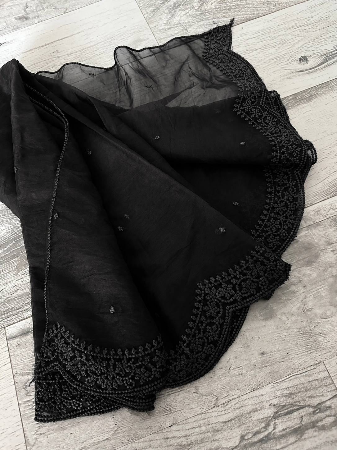 Enchanted arc scalloped Dupatta