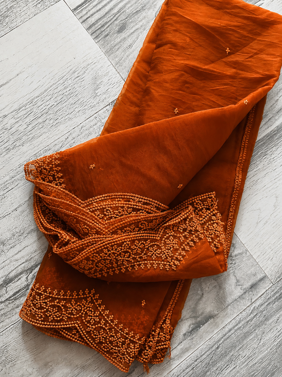 Enchanted arc scalloped Dupatta