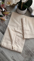 Dyeable Mul cotton light cream shade Dupatta