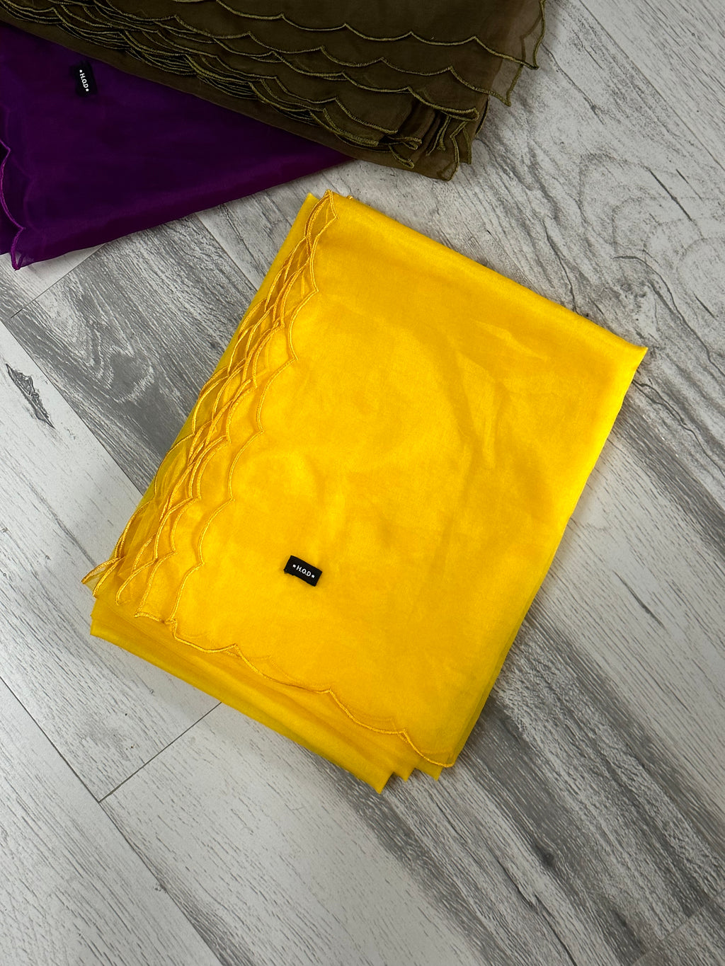 Soft Organza Scalloped Dupattas