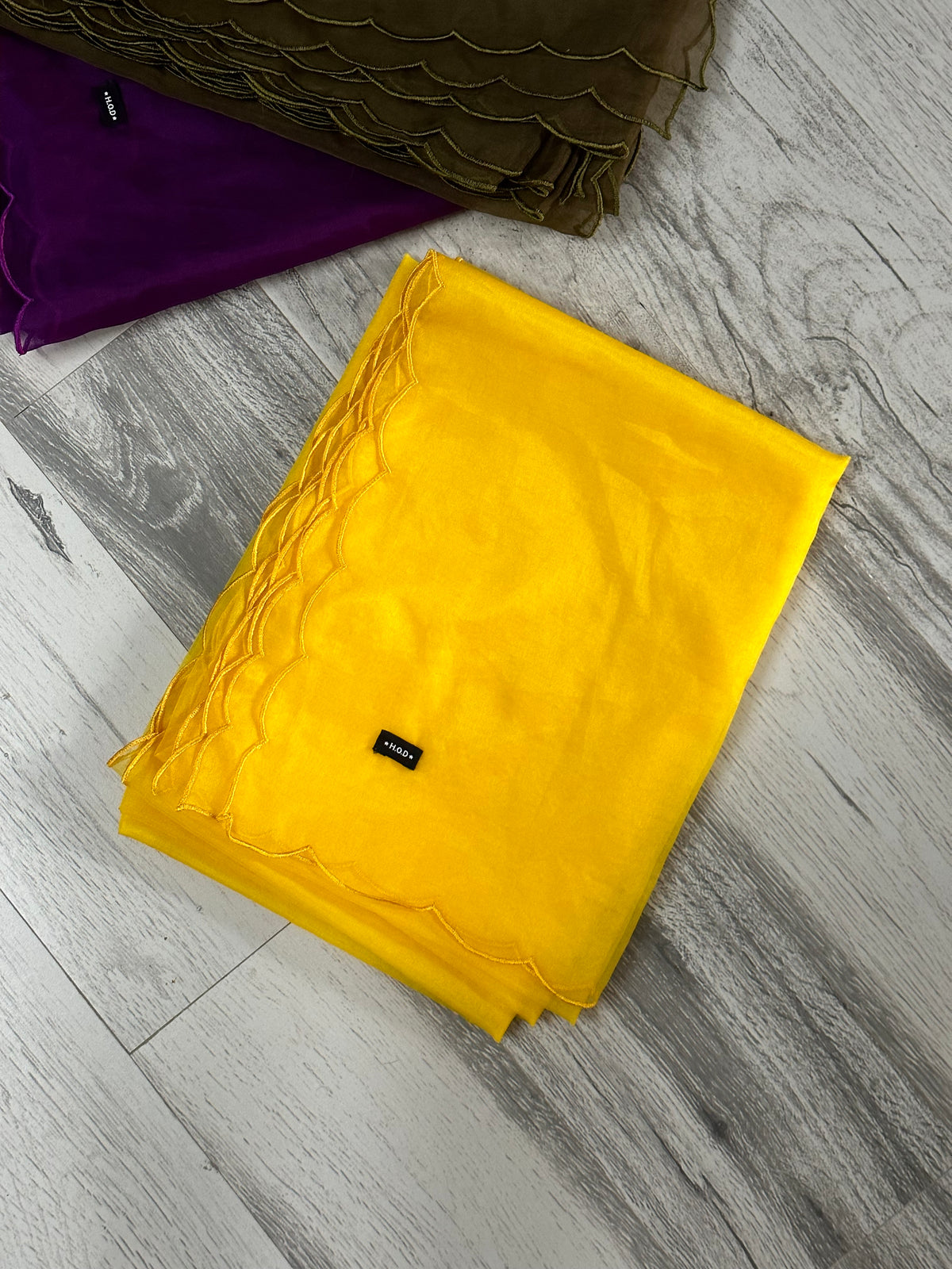 Soft Organza Scalloped Dupattas