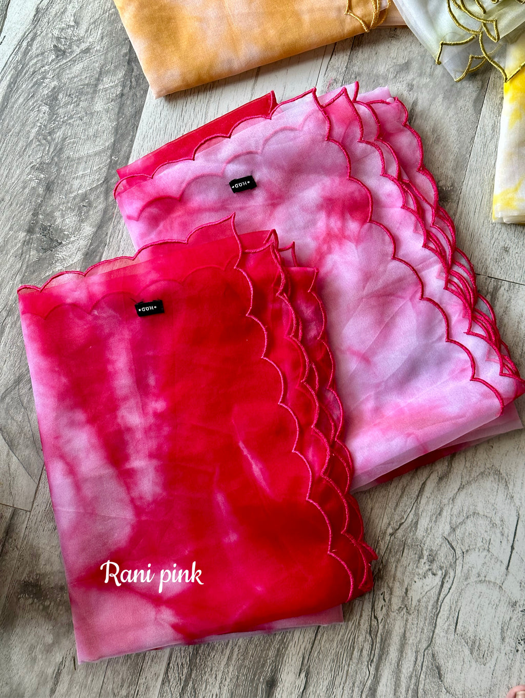 Tie Dye Soft Organza Dupattas