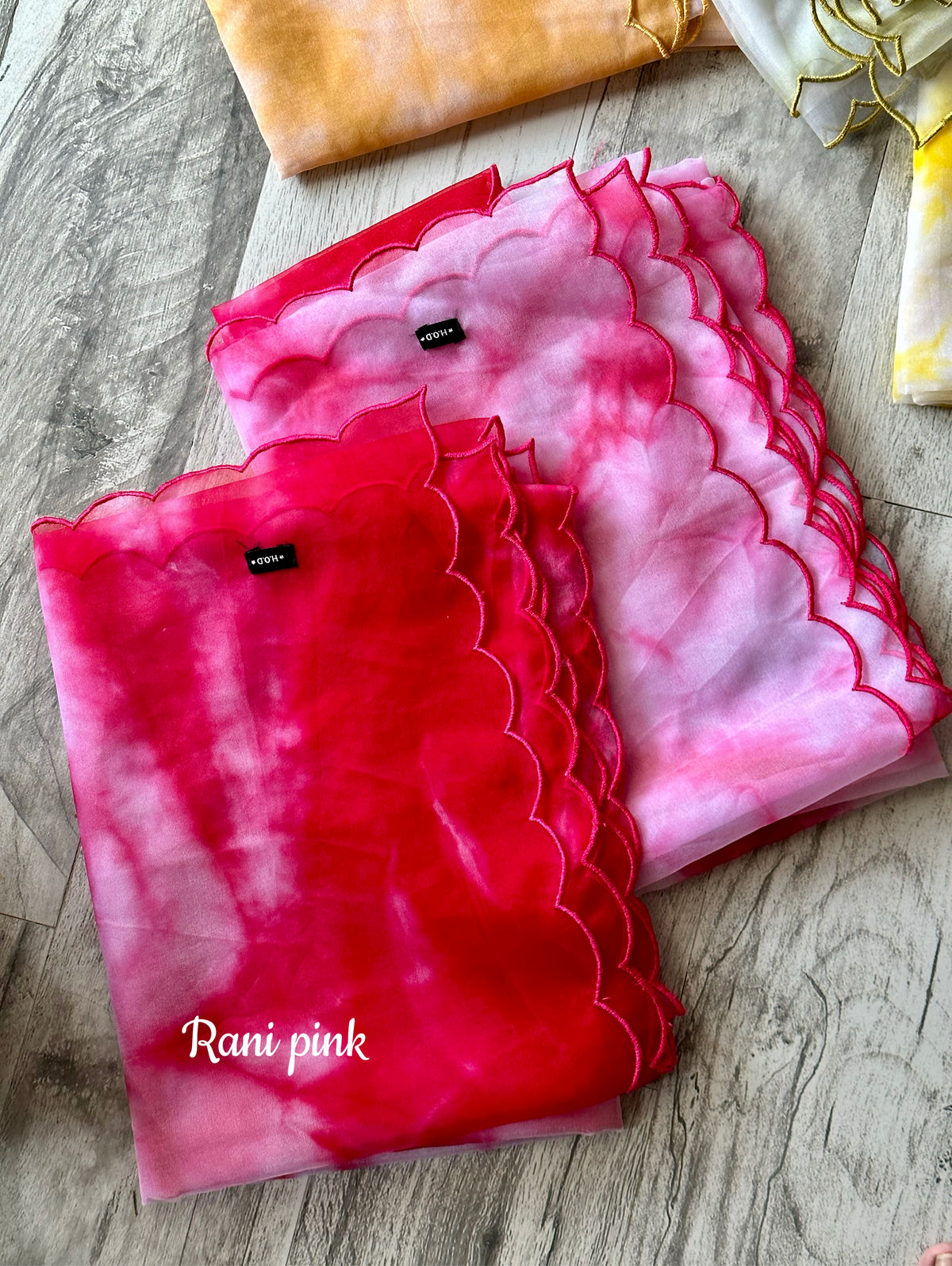 Tie Dye Soft Organza Dupattas