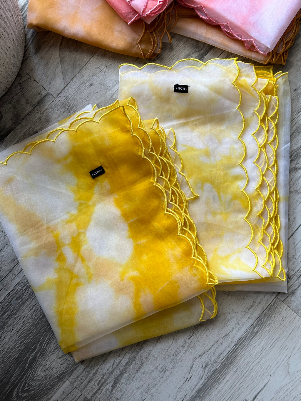 Tie Dye Soft Organza Dupattas
