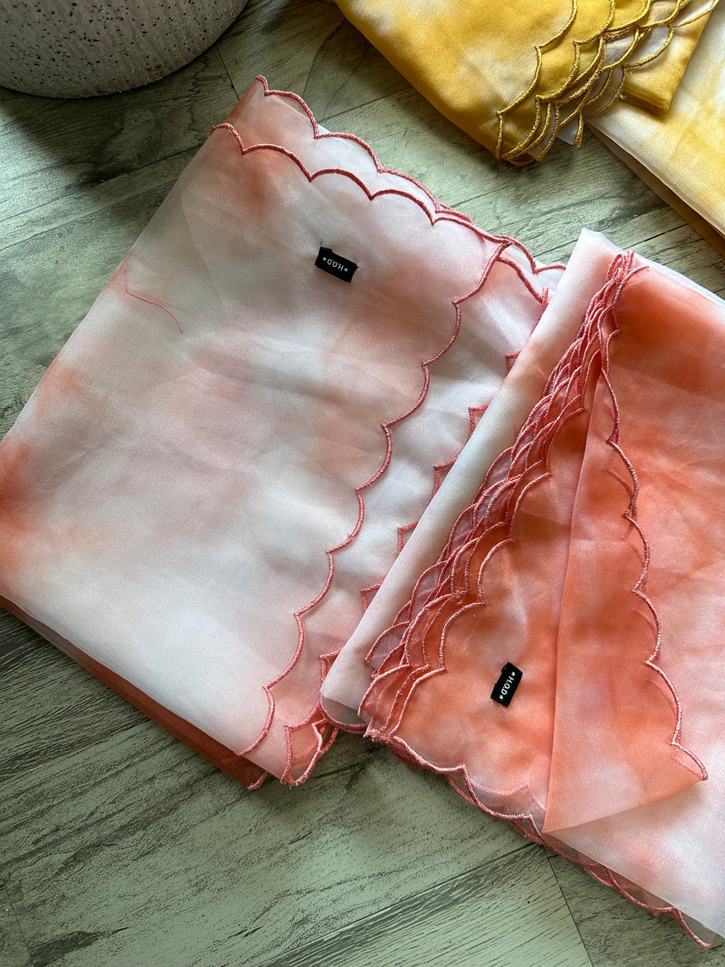 Tie Dye Soft Organza Dupattas