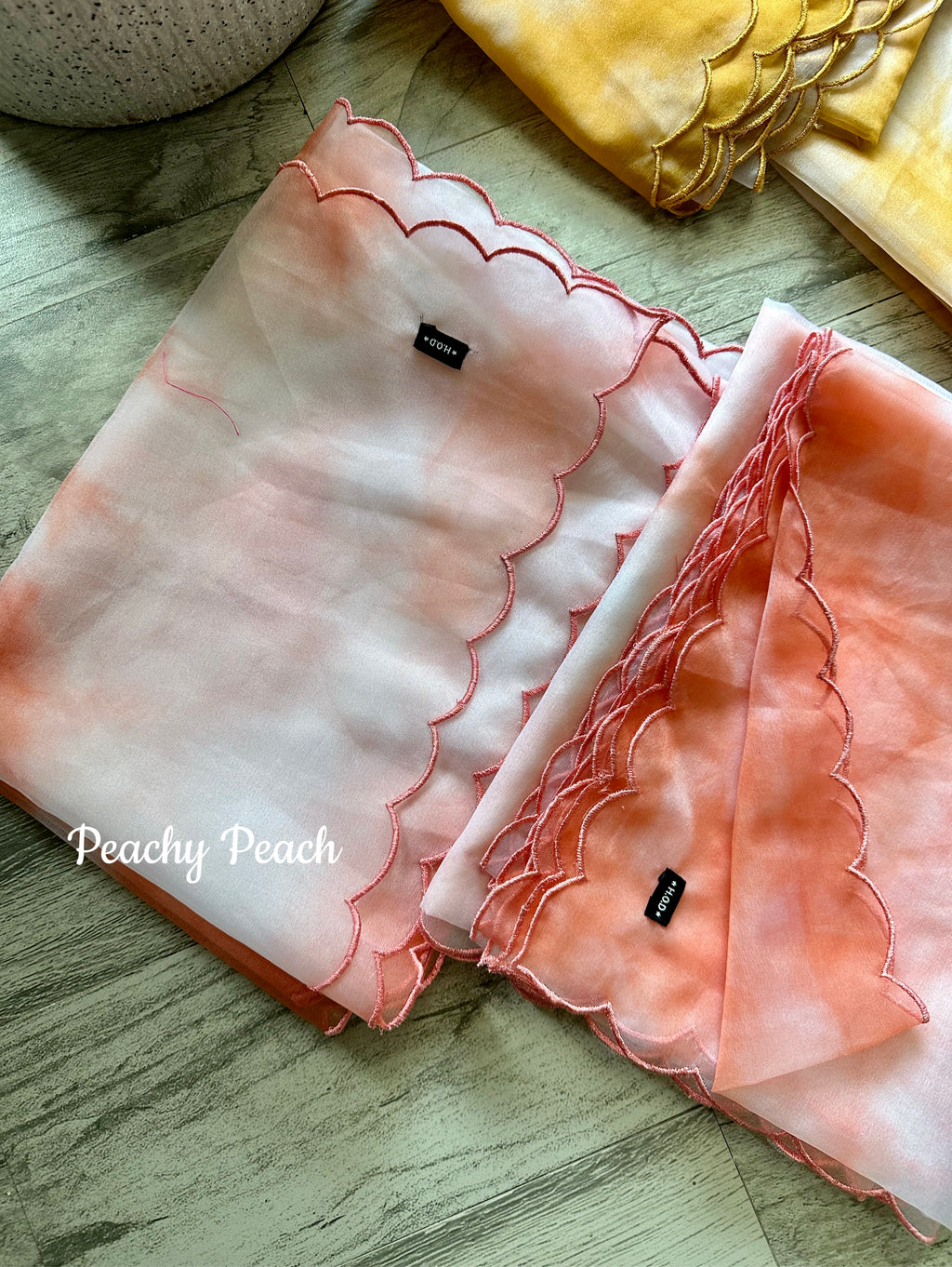 Tie Dye Soft Organza Dupattas