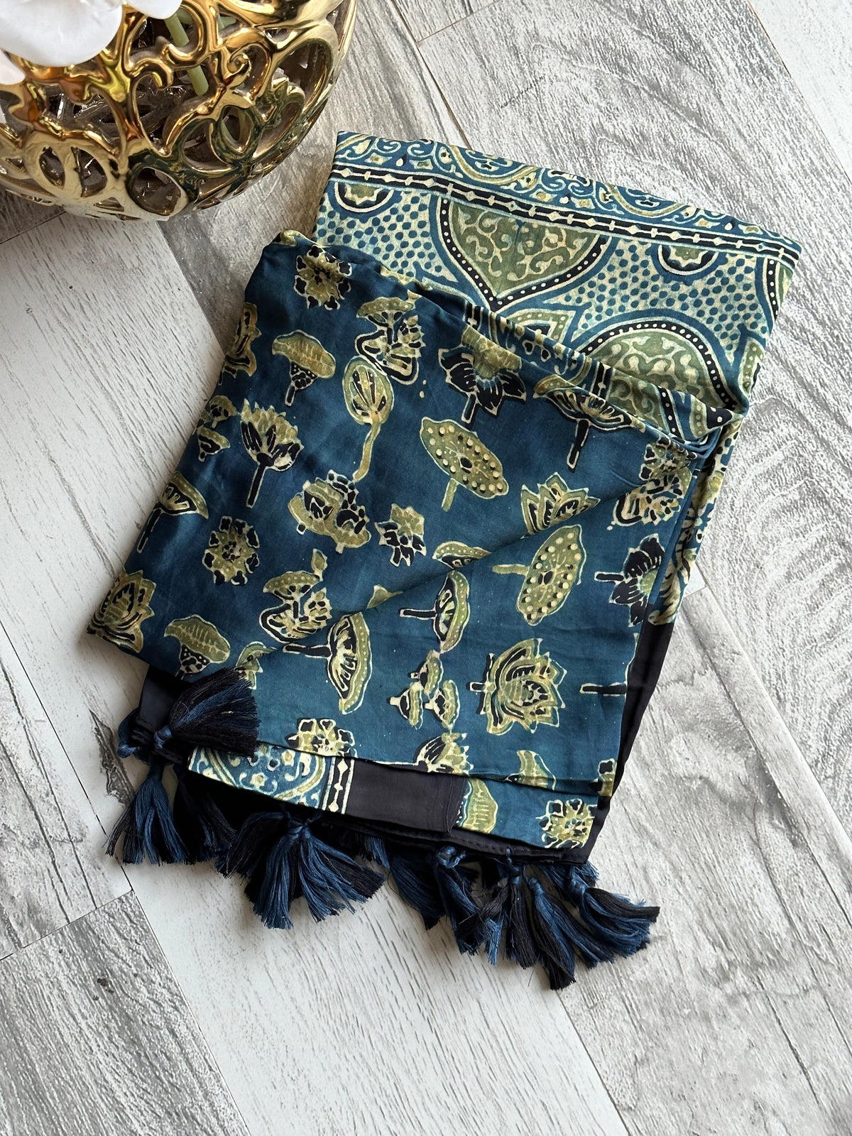Pure Modal Silk Ajrak print Dupattas
