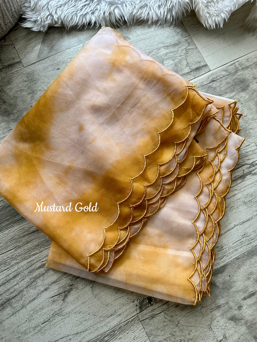 Tie Dye Soft Organza Dupattas